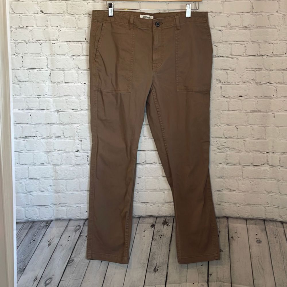 Goodthreads Men’s Brown Slim Pants size 34 x 32‎